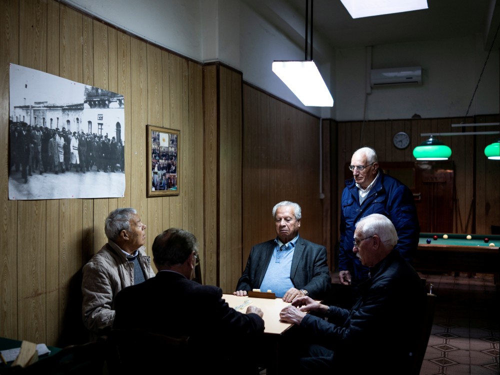 Members of an Augusta philanthropical club playing cards, Augusta, 2019
